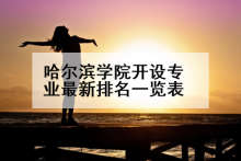 哈尔滨学院开设专业最新排名一览表