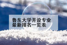 鲁东大学开设专业最新排名一览表