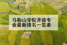 马鞍山学院开设专业最新排名一览表