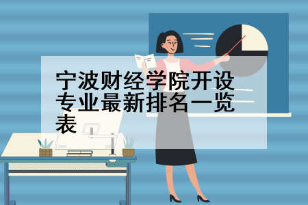 宁波财经学院开设专业最新排名一览表
