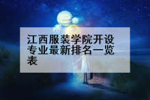 江西服装学院开设专业最新排名一览表