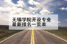 无锡学院开设专业最新排名一览表