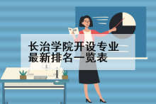 长治学院开设专业最新排名一览表