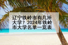 辽宁铁岭市有几所大学？2024年铁岭市大学名单一览表