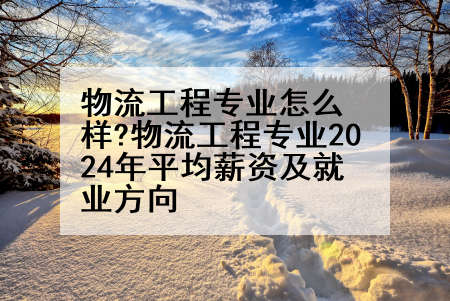 物流工程专业怎么样?物流工程专业2024年平均薪资及就业方向