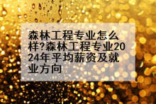 森林工程专业怎么样?森林工程专业2024年平均薪资及就业方向