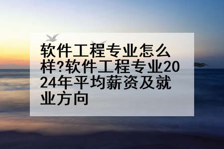 软件工程专业怎么样?软件工程专业2024年平均薪资及就业方向